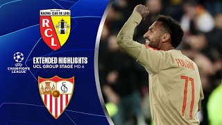 Lens vs Sevilla Extended Highlights  UCL Group Stage MD 6  CBS Sports Golazo [upl. by Neehcas]