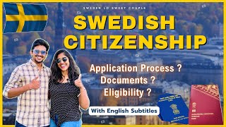 How to become a Swedish Citizen🪪 Eligibility  Application Process telugu indiansinsweden europe [upl. by Gschu887]