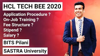 Best Career Program After 12th  HCL Tech Bee  HCL SAT Entrance Exam [upl. by Ermentrude]