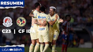 Resumen y Goles  San Luis vs América  Liga BBVA MX  Clausura 2023  Cuartos de Final IDA [upl. by Lattimer]