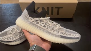 Adidas Yeezy Boost 350 CMPCT Slate Panda Unboxing And Review [upl. by Adamek]