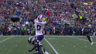 Keon Coleman climbs the ladder for acrobatic 21yard catch [upl. by Fulton774]