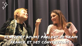 Flavie et Ayumi parlent de la difficulté de leurs rôles dans SKAM France et des conventions [upl. by Ploch588]