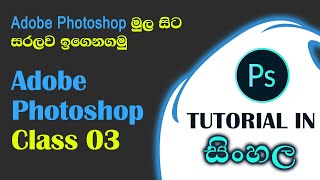 Photoshop basic class 03  Tutorial in Sinhala [upl. by Aihppa]