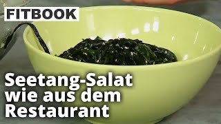 Wakame selber machen  Algensalat Rezept  FITfuttern FIBOOK [upl. by Amandi]