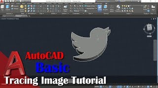 AutoCAD How To Tracing Image Tutorial For Beginner [upl. by Yrolg]