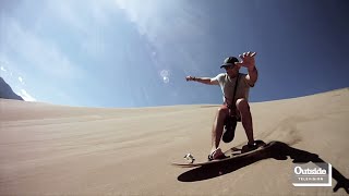 Sandboarding with Mark Pastori [upl. by Ahsiled]