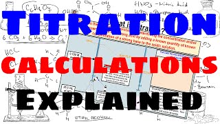 Titration Calculations  Explained [upl. by Latreshia349]