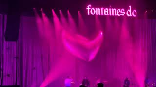 Fontaines DC Desire live debut London Alexandra Palace 22112024 [upl. by Lewie]