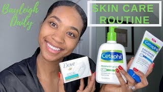 SKIN CARE ROUTINE  Fresh Faced Natural Look  Bayleigh Daily [upl. by Zoes]