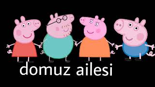 PEPPA PİG DOMUZ AİLESİ [upl. by Elbys]