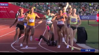 800m Womens Final US 2024 Olympic Trials  Eugene OR  Athing Mu [upl. by Nylireg]