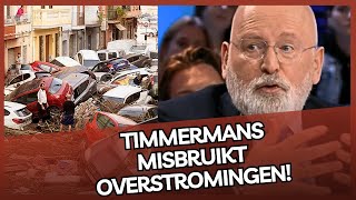 Timmermans amp klimaatdeuger Kröger misbruiken overstromingen Valencia voor politiek gewin [upl. by Attennhoj258]