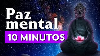 CONSIGUE PAZ MENTAL  Meditación Guiada 10 Minutos  Adiós estrés [upl. by Christoffer]