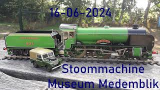 Gauge 1 Live Steam 16062024 Stoommachinemuseum Medemblik [upl. by Zicarelli]