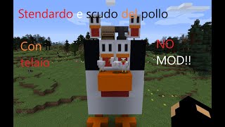 MinecraftCome fare lo stendardo del pollo NO MOD [upl. by Liba]