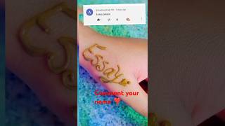 🔥 Essay name tattoo mehndi alphabet mehndi 👍 mehndi hennatattoo art youtubeshorts shorts [upl. by Ttocs]