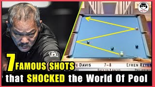 Efren Bata Reyes 7 Famous Shots That SHOCKED the World Of Pool [upl. by Cilla]