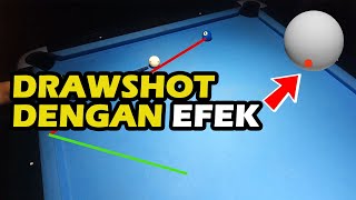 Tutorial Billiard Indonesia  Drawshot dengan EFEK [upl. by Ateuqirne168]