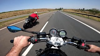 BANDIT 650N X COMET GTR 650 ZX6R 2019 X ZX6R 2024 ACELERANDO TUDO NA VOLTA [upl. by Omolhs104]