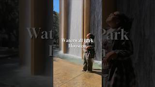 Sightseeing in Houston at Waterwall Park😌 travelvlog houston waterfall fypシ゚ explore fyp [upl. by Eceerehs]