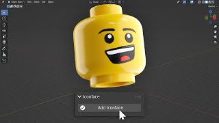 How I Make Custom LEGO Heads in Blender  Iconface Addon [upl. by Anihsit]