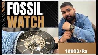 FOSSIL TOWNSMAN AUTOMATIC WATCH FOR MEN 48MM  AUTOMATIC WATCH FOSSIL [upl. by Yatnod]