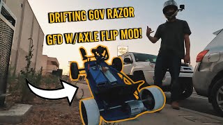 Razor GFD Sunset Drifting waxle flip mod [upl. by Annelise]