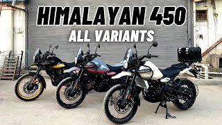 Royal Enfield Himalayan 450 All Variants  Price Update  Motorxone [upl. by Sivaj914]