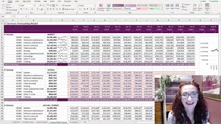 Building a Rolling Forecast in Excel [upl. by Lauder464]