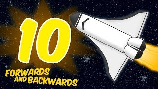 Counting to 10 Forwards and Backwards  ROCKET THEME Song for Children Toddlers Preschool [upl. by Lacy]