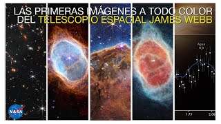 Las primeras imágenes a todo color del telescopio espacial James Webb [upl. by Ylrebmek]