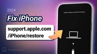 Top 6 Ways to Fix supportapplecomiphonerestore on iPhone  2024 Updated [upl. by Annayd33]