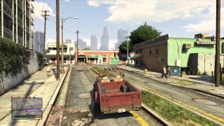 GTA 5 Gameplay  Story Mode Trevors Garage [upl. by Assisi]