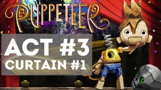 Puppeteer  Gameplay Story Walkthrough Part 7  Act 3  Curtain 1 HD All That Glitters [upl. by Alane192]