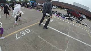 Pearland High School Marching Band 2019 quotMusequot Baritone Headcam [upl. by Middleton833]