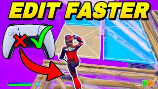 How To EDIT FASTER on CONTROLLER  Remove INPUT DELAY Fortnite Tutorial [upl. by Gary]