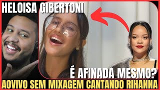 HELOISA GIBERTONI CANTANDO E TOCANDO AO VIVO  California KingBed  COVER  VOCAL COACH REACTION [upl. by Modeerf213]