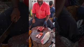 KASIMEDU MINNAL RAJA FISH CUTTING SKILLS speedselvamcutting [upl. by Aracaj]