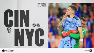 FC Cincinnati vs New York City FC  Audi 2024 MLS Cup Playoffs  Full Match Highlights [upl. by Raffaello743]