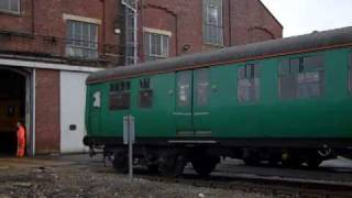 306017 arrives at Eastleigh Works  13th January 2011 [upl. by Yemarej731]