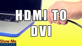 HDMI to DVI Cable  Quickly Connect From Your Computer to Your TV 40420001 [upl. by Aihsoem]