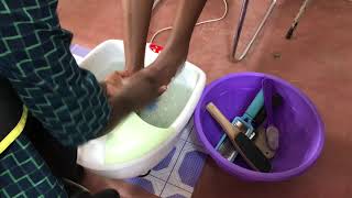 HOW TO DO A BASIC SALON PERFECT PEDICURE Step By Step Guide [upl. by Kieryt]