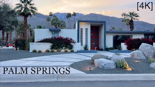 PALM SPRINGS California  driving tour 4K [upl. by Tyika]