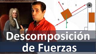 Descomposición de Fuerzas  Diagrama de Cuerpo Libre  Coordenadas Cartesianas y Polares  Estática [upl. by Leihcar]