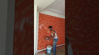 Asian paints royale Play colour wash all texture design for golden colour [upl. by O'Brien]