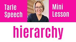 How to Pronounce HIERARCHY  SHORTS Quick English Pronunciation Mini Lesson [upl. by Janetta542]