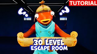 Fortnite  30 Level Escape Room All Levels By B34NMatthew4r [upl. by Maleeny]