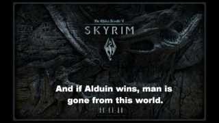 Tale of the Tongues  Skyrim Lyrics included [upl. by Irwin156]