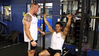 Smith Machine Shoulder Press [upl. by Ayotas]